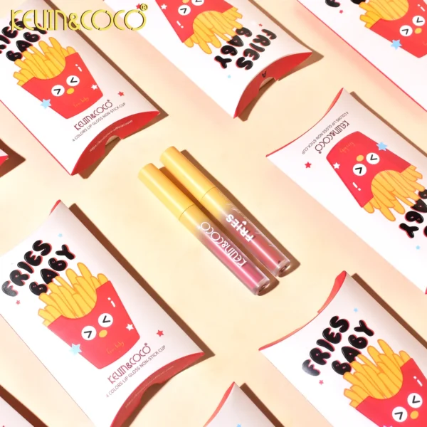 SET DE LABIALES EMPAQUE DE PAPAS FRITAS KEVIN & COCO - Imagen 4