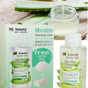 AGUA MICELAR DESMAQUILLANTE DE ALOEVERA 3Q BEAUTY